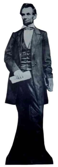 President Abraham Lincoln Lifesize Standup *Made to order-please allow 10-14 days for processing*