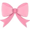 Pretty Pink Bow Supershape Mylar 41" | 1ct