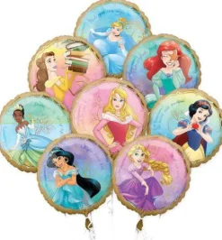 Princess Balloon Bouquet | 8 ct