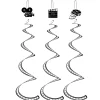 Printed Filmstrip Whirls | 3ct
