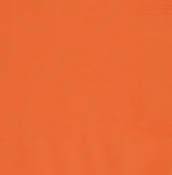 Pumpkin Orange Lunch Napkins | 100ct