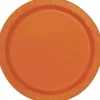 Pumpkin Orange Paper Plates 10" | 50ct