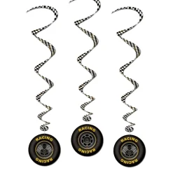 Racing Tire Whirls | 3ct