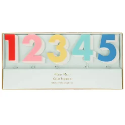 Rainbow Number Acrylic Toppers | 10ct