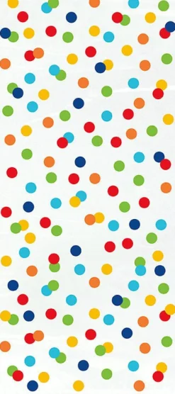 Rainbow Polka Dot Cello Bag | 20ct