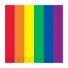 Rainbow Beverage Napkins | 16ct
