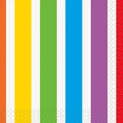 Rainbow Birthday Beverage Napkins | 16ct