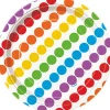 Rainbow Birthday Plate 7in | 8ct