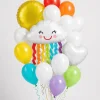 Rainbow in the Clouds Bouquet | 18pc
