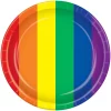 Rainbow Paper Plates 7" | 8ct