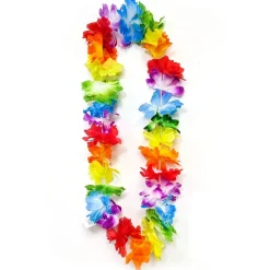 Rainbow Two-Tone Tropical Lei 40" | 1ct