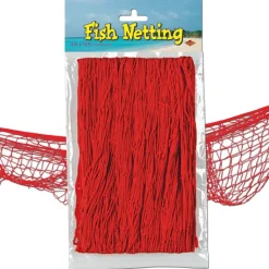 Red Fishing Netting, 12' | 1 ct