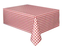 Red Gingham Tablecover | 1ct