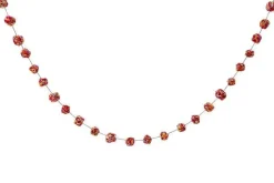 Red, Pink, White Sprinkles Wool Garland 6ft | 1ct