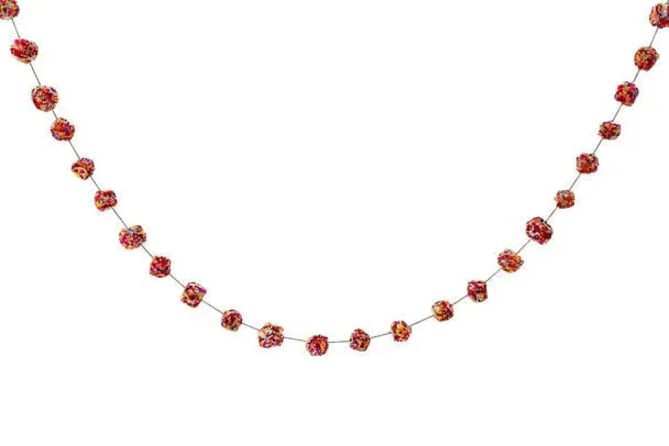 Red, Pink, White Sprinkles Wool Garland 6ft | 1ct