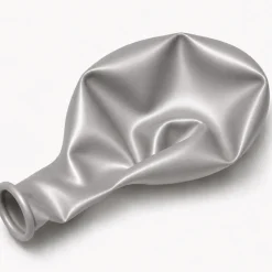 Reflex Silver, 11" Latex Single Balloon | Does Not Include Helium