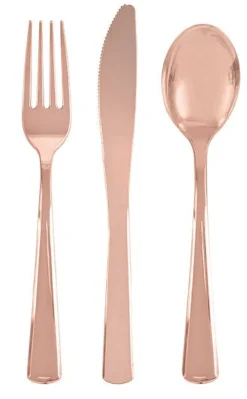 Rose Gold Assorted Cutlery | 18ct