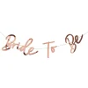 Rose Gold Bride To Be Banner | 1ct