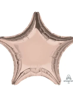 Rose Gold Star Mylar Balloon 18" | 1ct