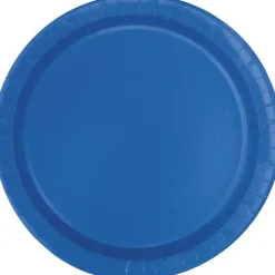 Royal Blue Paper Plates 9" | 50ct
