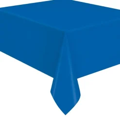 Royal Blue Plastic Table Skirt | 1ct