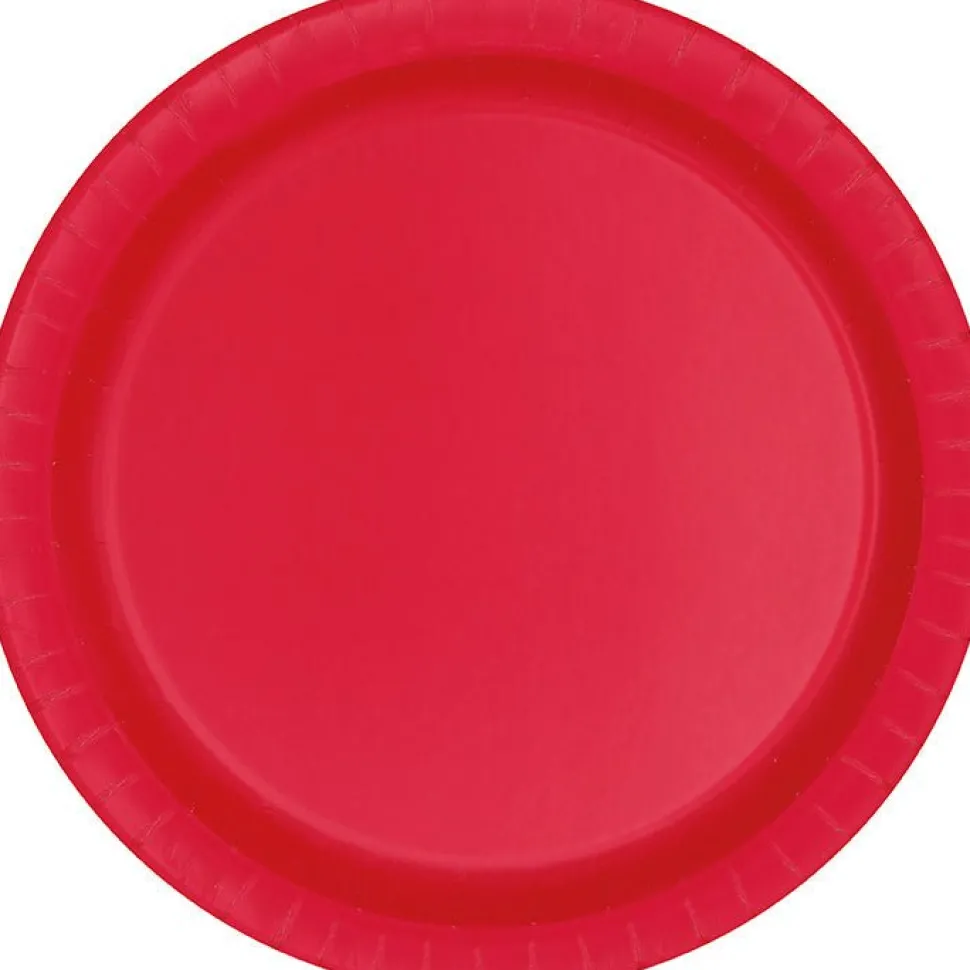 Ruby Red Paper Plate 10in | 50ct
