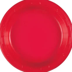 Ruby Red Plastic Plate 7in | 50ct