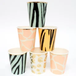 Safari Animal Print Party Cups | 8ct