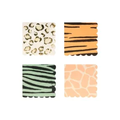 Safari Animal Print Small Napkins | 16ct