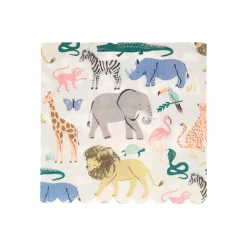 Safari Animals Large Napkins | 20 ct