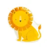 Safari Lion Shaped Paper Plates | 8ct