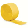 School Bus Yellow Crepe Paper Streamer 81ft | 1ct