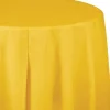 School Bus Yellow Round Tablecover 82" | 1ct