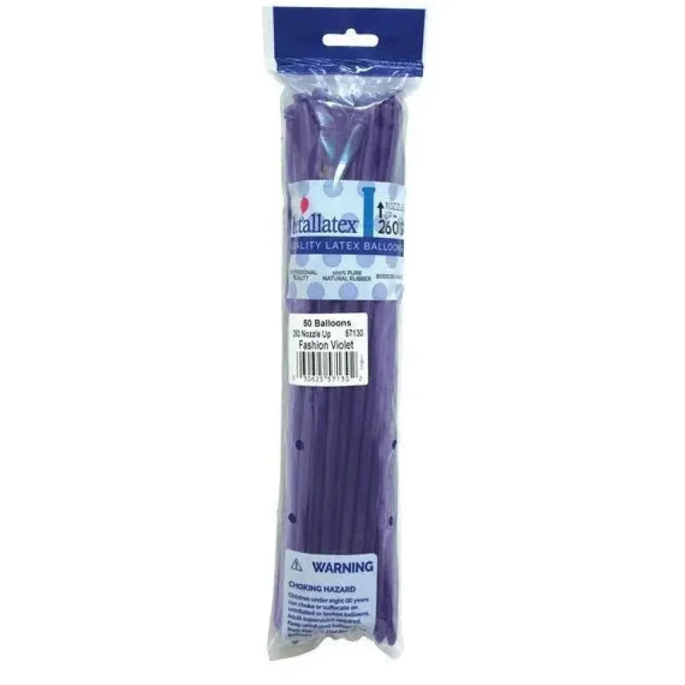 260 Sempertex Latex Balloon Pack, Violet | 50 ct