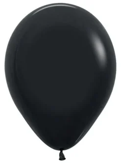 11" Sempertex Latex Balloon Pack, Deluxe Black | 100ct