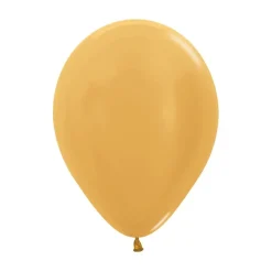 11" Sempertex Latex Balloon Pack, Metallic Gold | 100ct