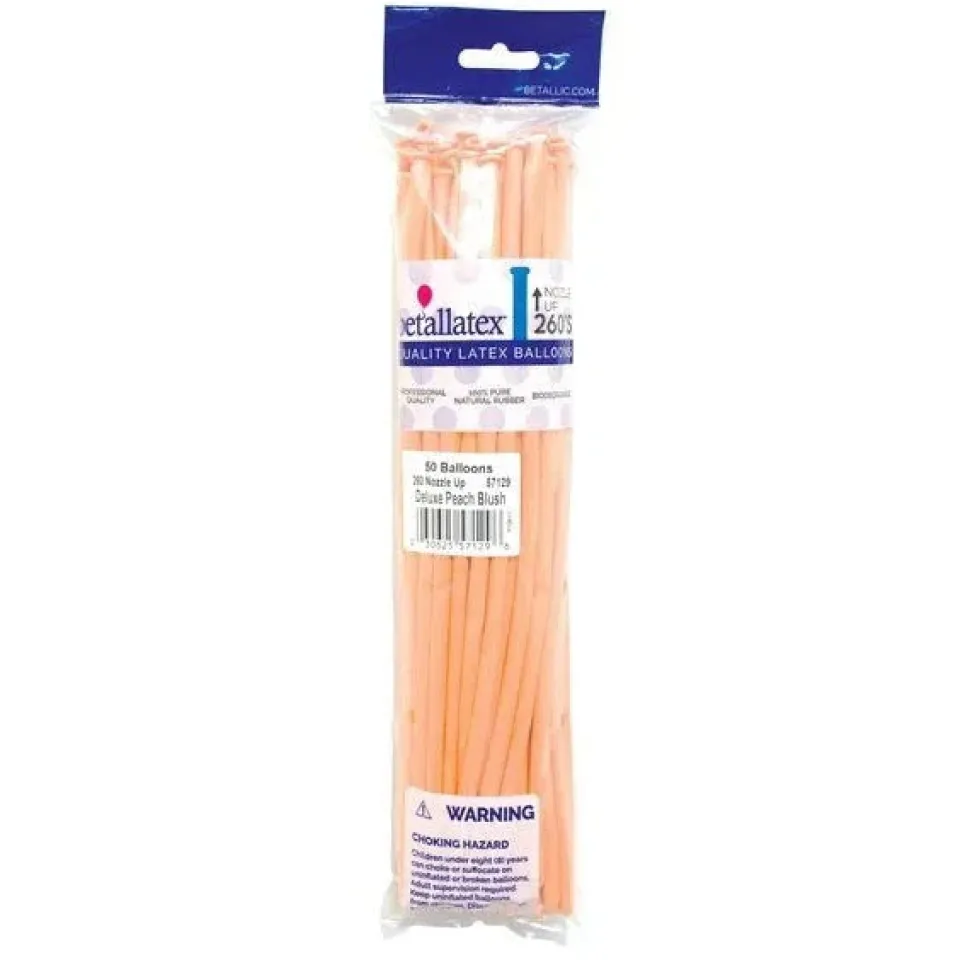 260 Sempertex Latex Balloon Pack, Peach Blush | 50 ct