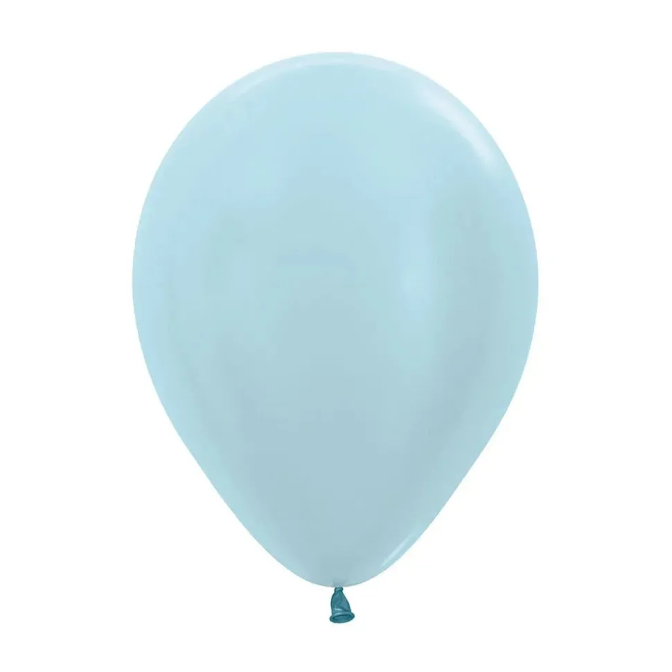 11" Sempertex Latex Balloon Pack, Pearl Blue | 100ct