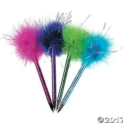 Shimmering Marabou Pens | 12ct
