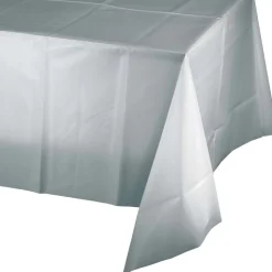 Shimmering Silver Tablecover 54"x108" | 1ct