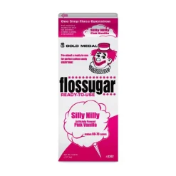 Silly Nilly Pink Vanilla Floss Sugar 3.25 lbs | 1 Ct