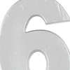 Silver Number 6 Sparkler Candle | 1ct