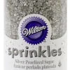 Silver Pearlized Sugar