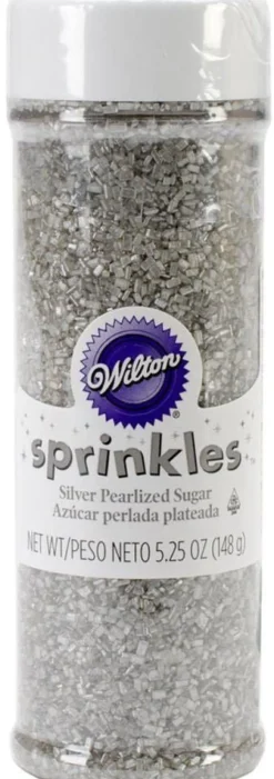 Silver Pearlized Sugar