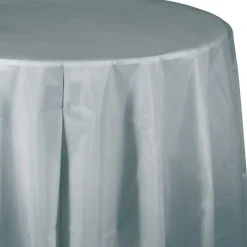 Silver Round Tablecover | 1ct