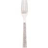 Silver Hammered Forks | 24ct