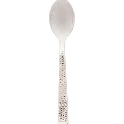Silver Hammered Spoons | 24ct