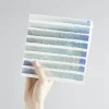 Silver Iridescent Foil Striped Napkins | 16ct
