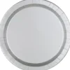 Silver Paper Plates 10" | 50ct