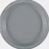Silver Plastic Plate 10in | 50ct